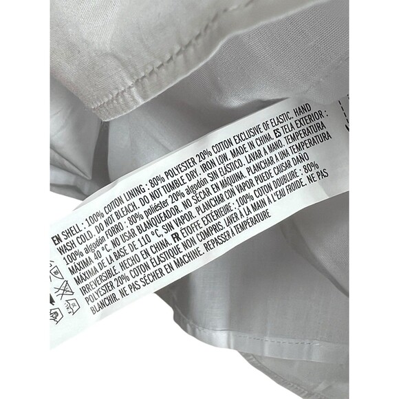 Tuckernuck NWT Hyacinth House‎ Clemons Long Sleeve Puff Blouse White L Boho - Picture 9 of 13